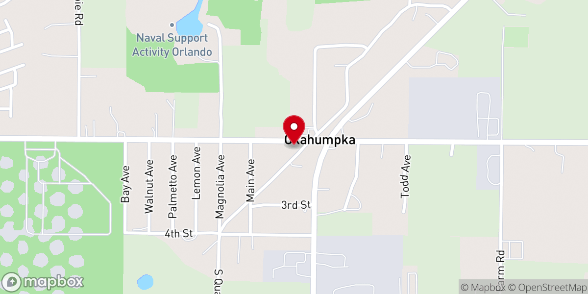 Map showing location of Corpus Christi Episcopal Church