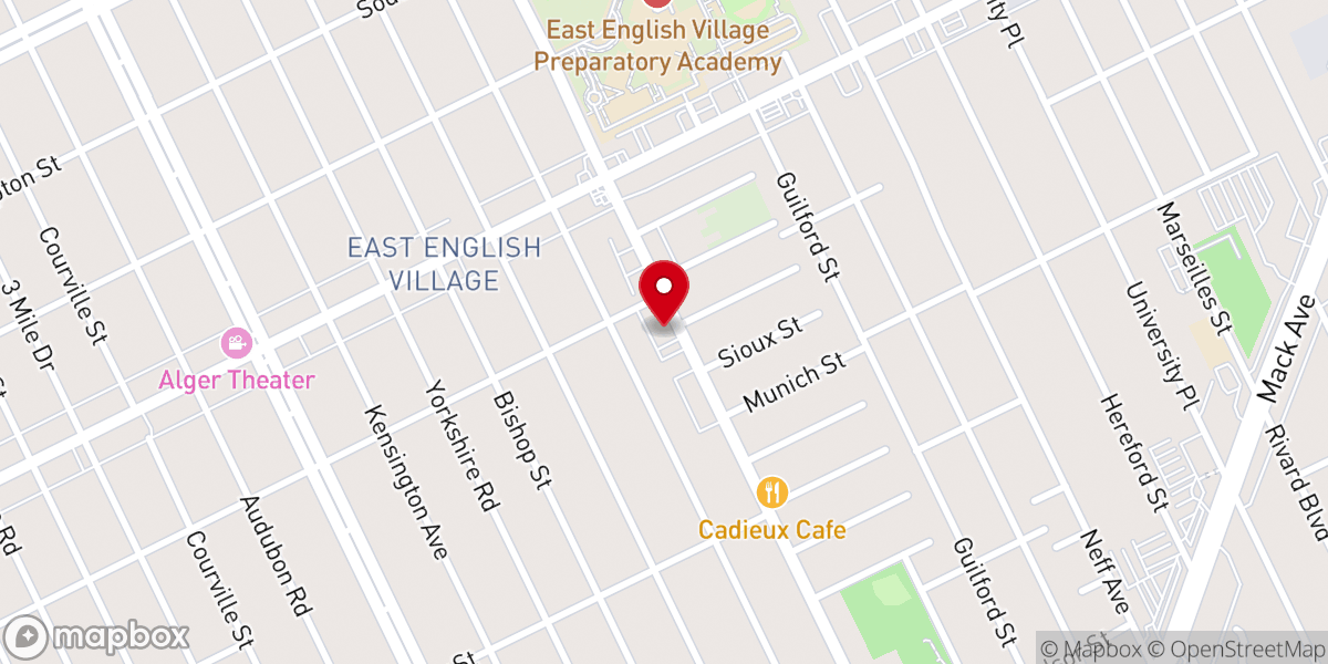 Map showing location of Rhema Church of the Living God