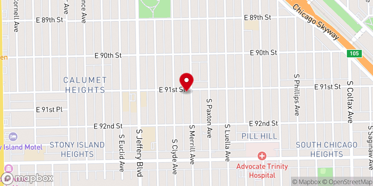 Map showing location of The Connection Community Church