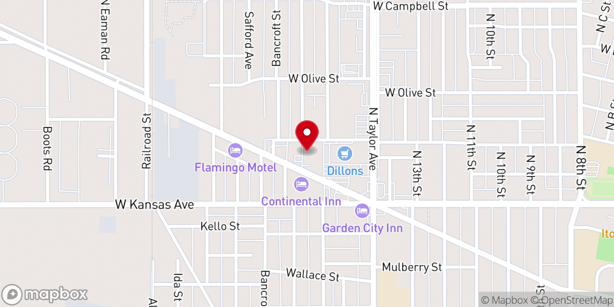 Map showing location of Templo Emmanuel Asamblea de Dios