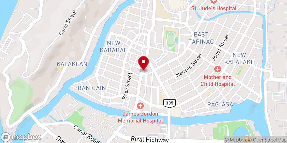 Map showing location of Alliance Bible Christian Church