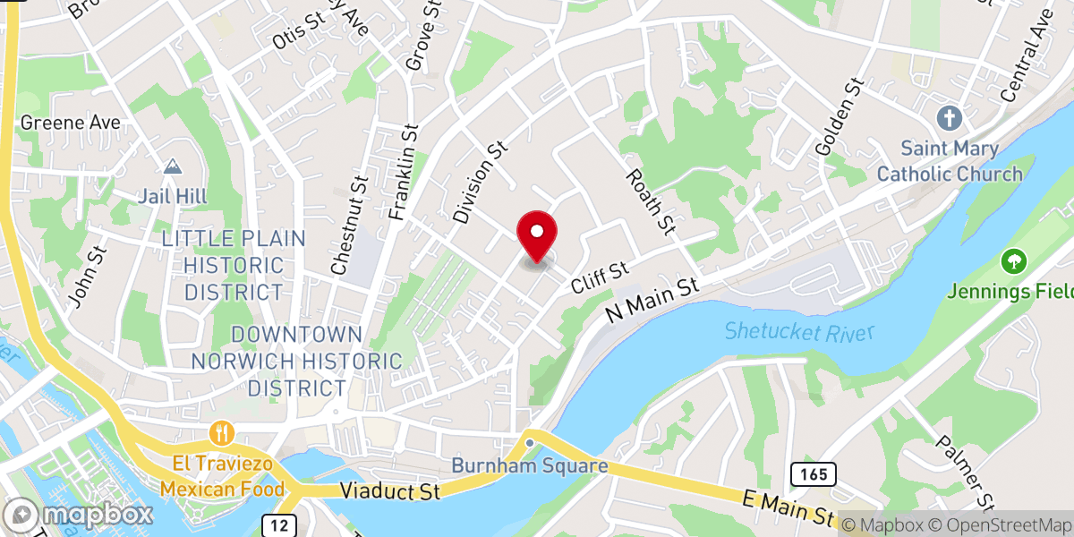 Map showing location of St Vincent De Paul Place