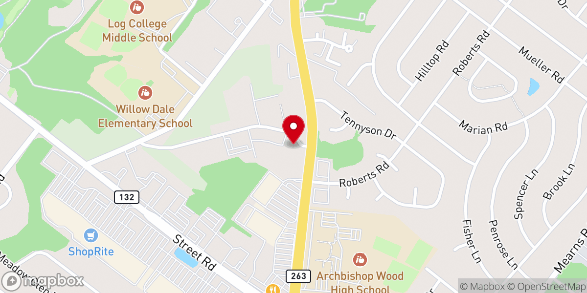 Map showing location of Triumphant Church International