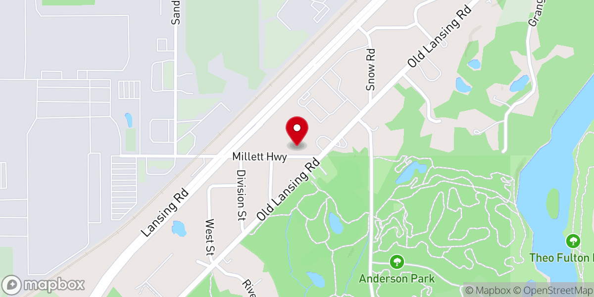 Map showing location of Calvary Christian Fellowship