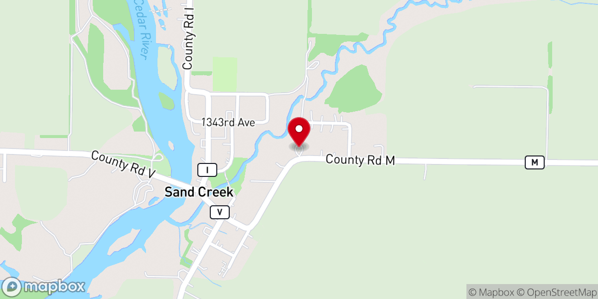 Map showing location of Independent Bible Church