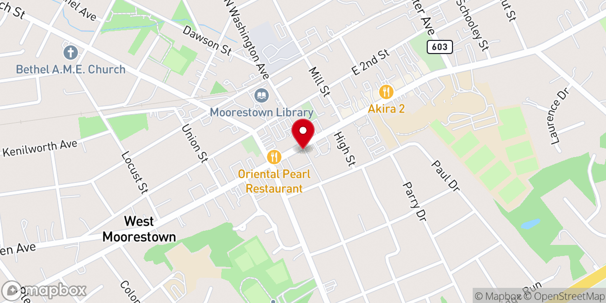 Map showing location of Our Lady of Good Counsel Church
