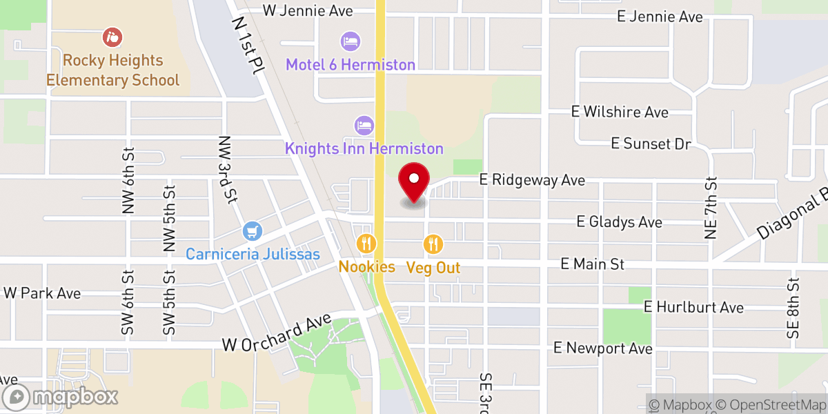 Map showing location of First United Methodist Church