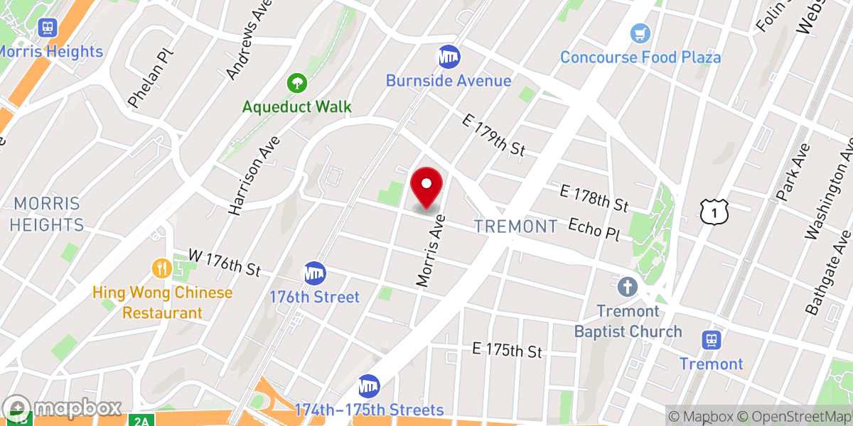 Map showing location of St. Edmund's Episcopal Church