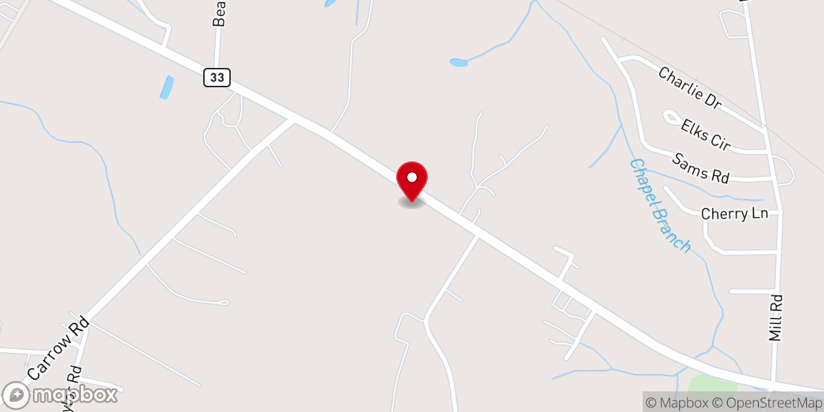 Map showing location of Faith Assembly Church - Chocowinity