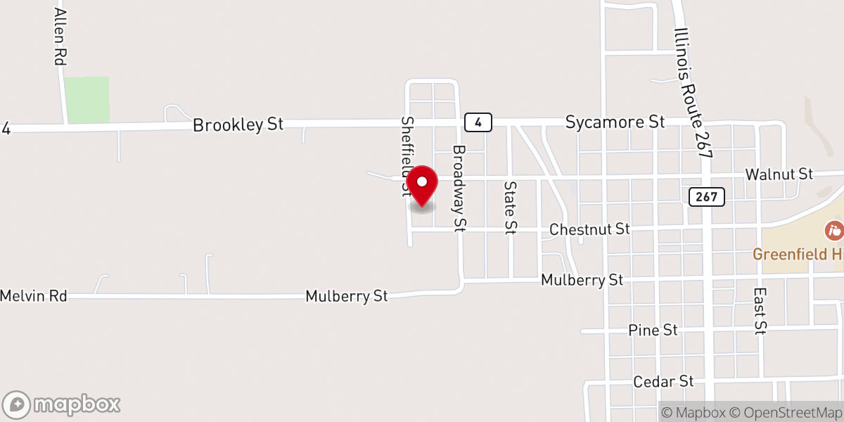 Map showing location of St Michael Catholic Parish Hall