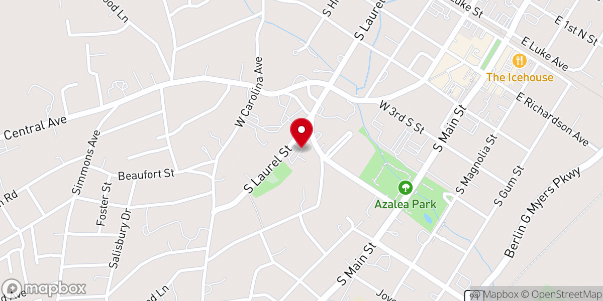 Map showing location of Saint John the Beloved Catholic Church