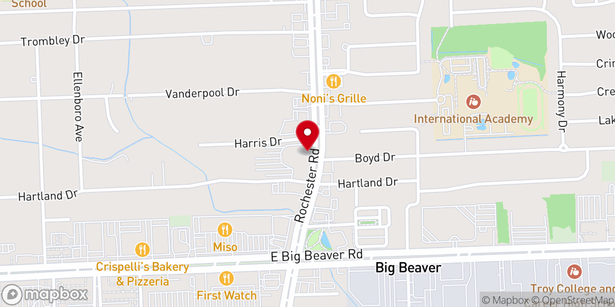 Map showing location of First Evangelical Community Church 蒙愛羅省基督教會-義橡園堂