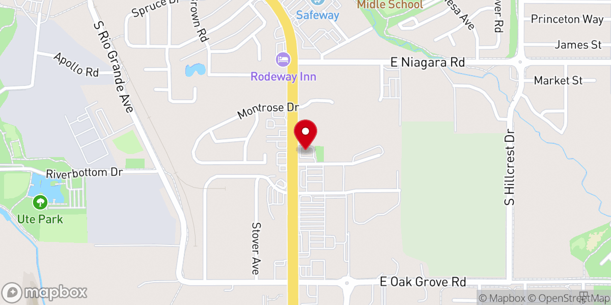 Map showing location of All Saints Anglican Church