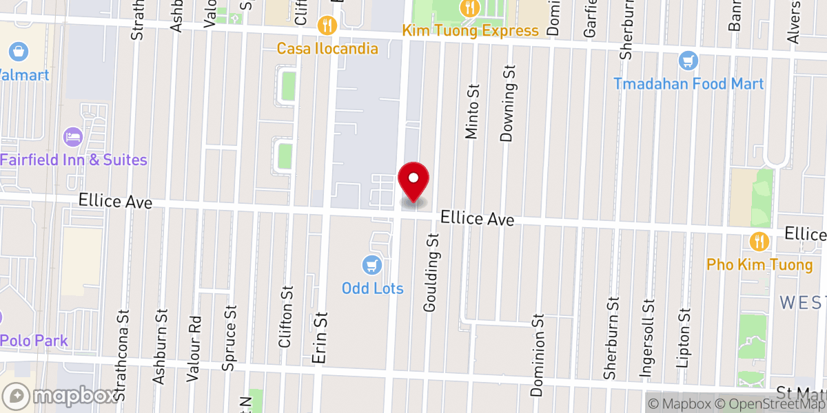 Map showing location of Holy Community Covenant Church