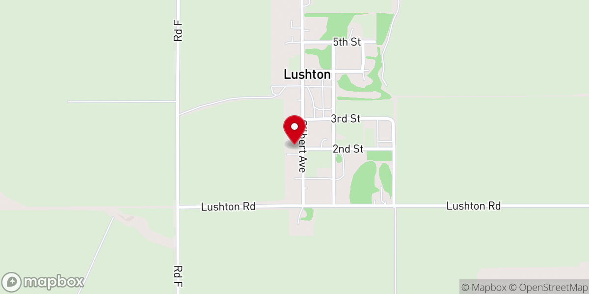 Map showing location of Community Bible Church