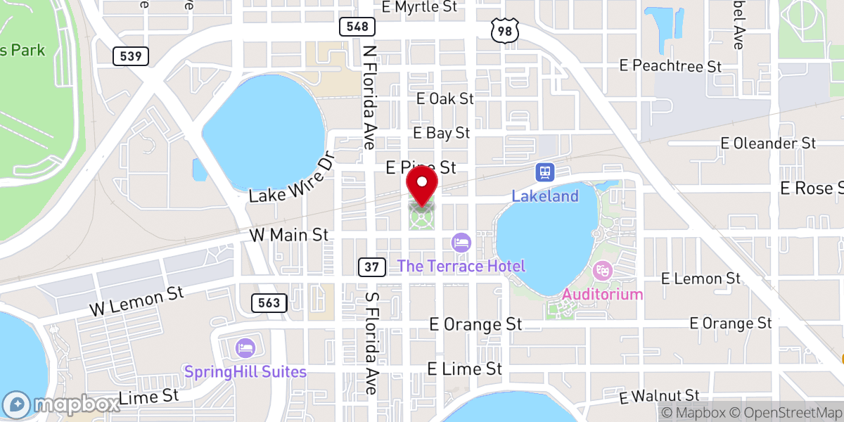 Map showing location of Munn Park