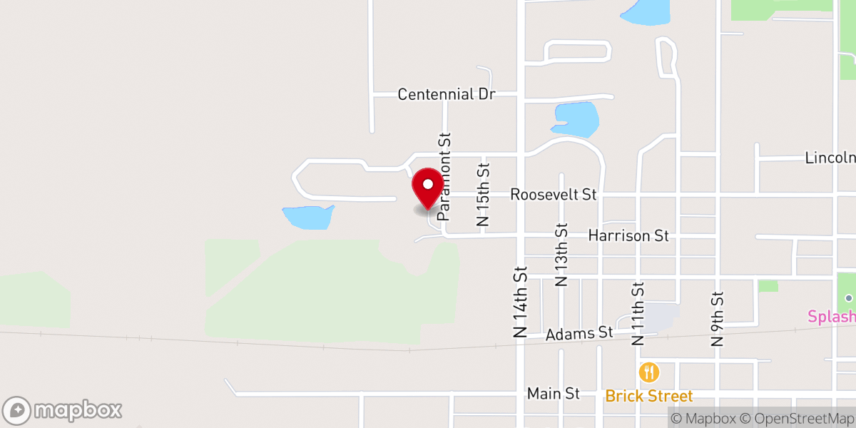 Map showing location of Apostolic Christian Home, Inc