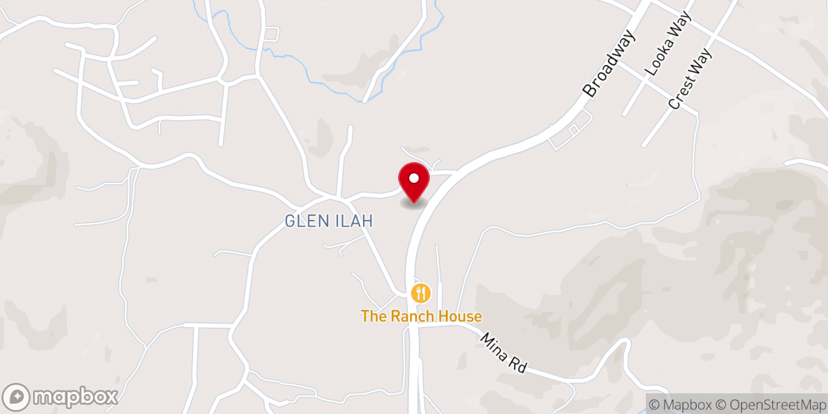 Map showing location of Yarnell Assembly of God