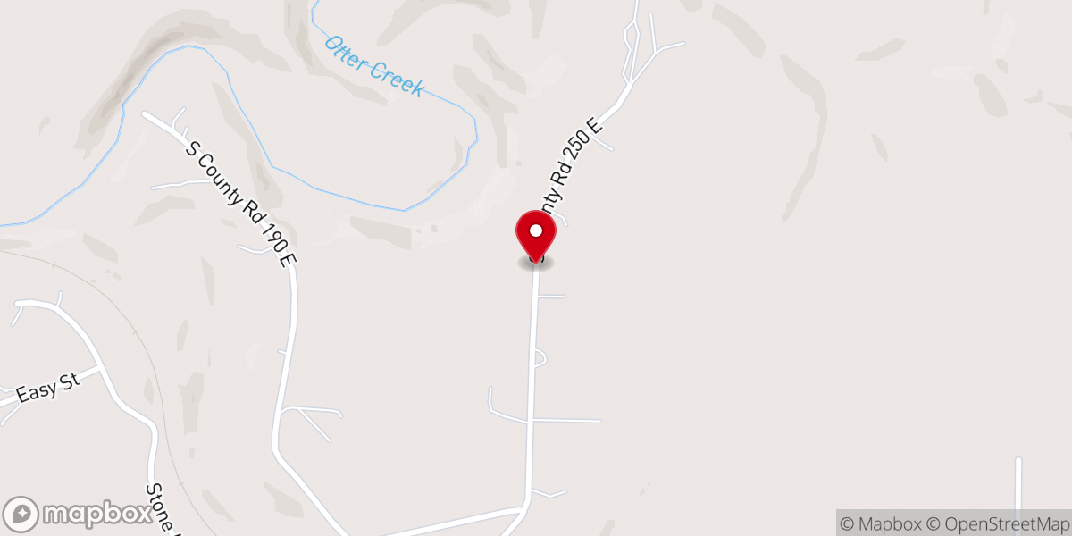Map showing location of North Vernon Wesleyan Fellowship Hall