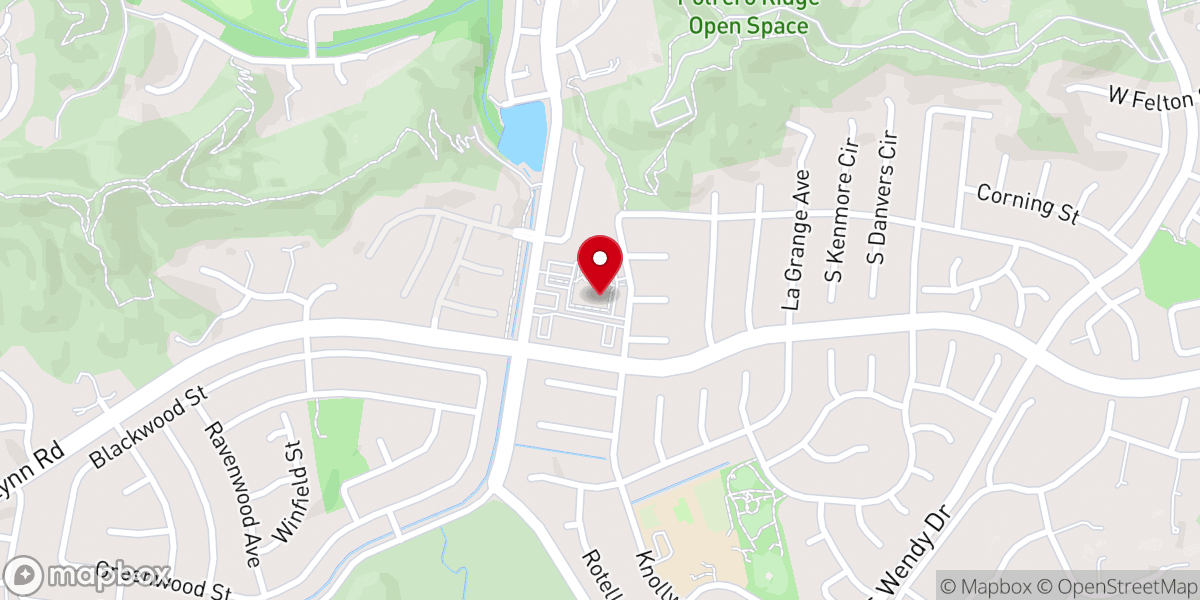Map showing location of Newbury Park First Christian Church - Food Distribution Center