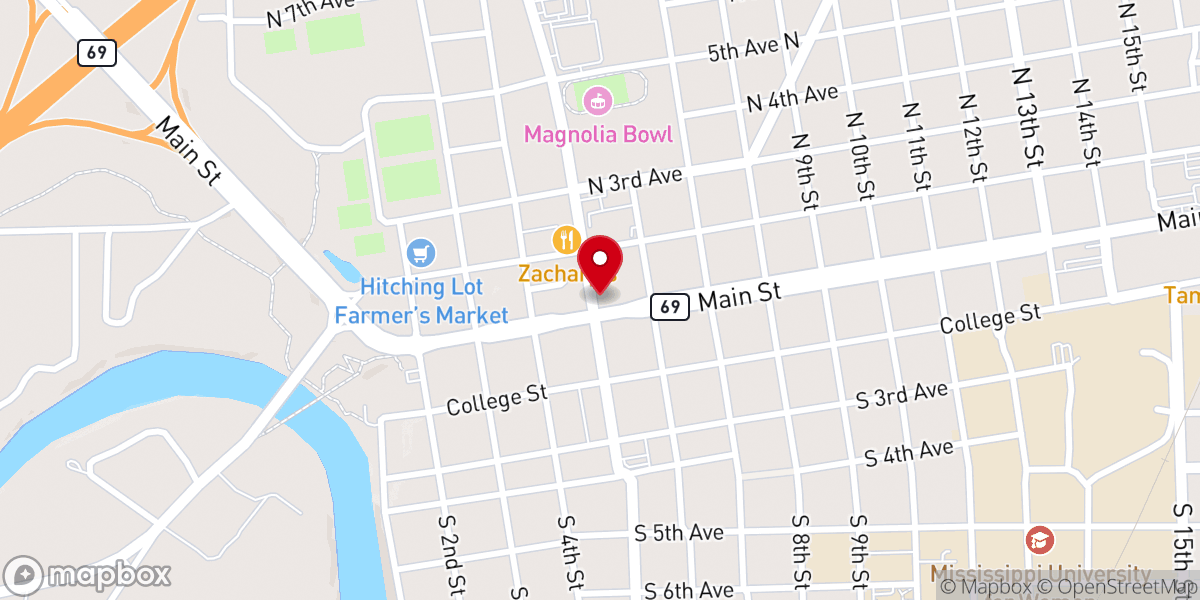 Map showing location of Hope Community Church