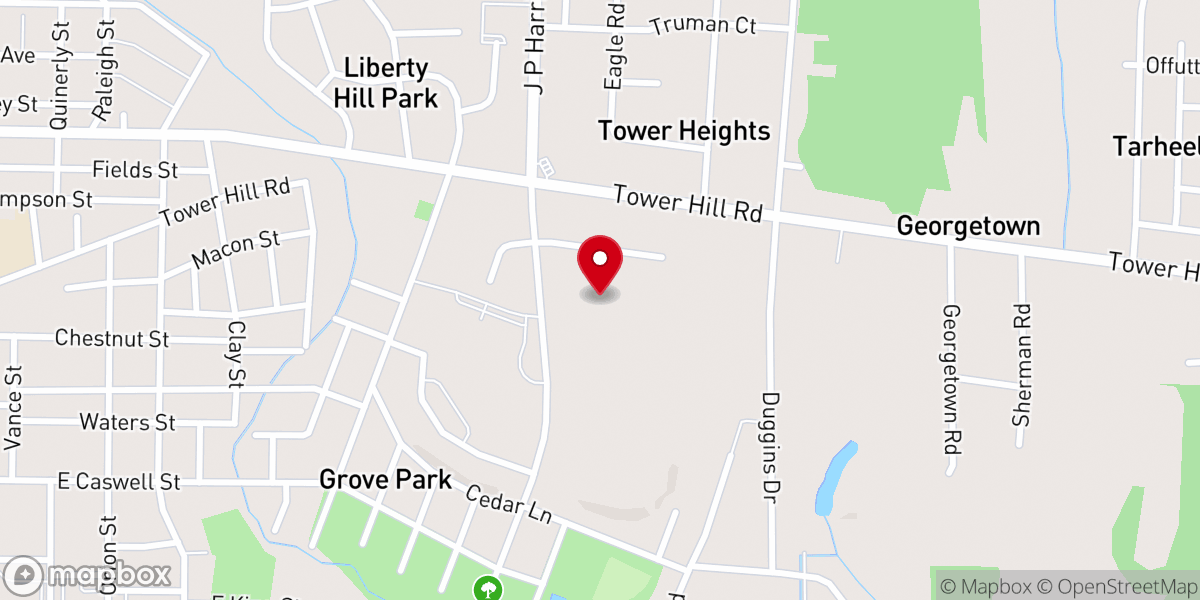 Map showing location of River of Life Christian Center