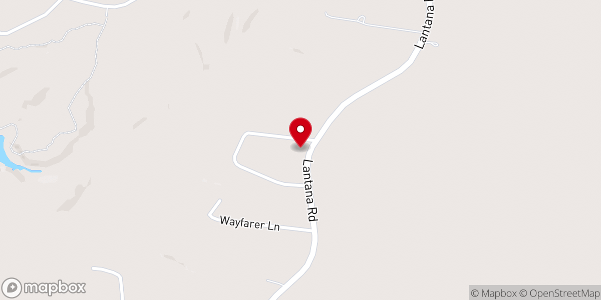Map showing location of Lantana Grace Church