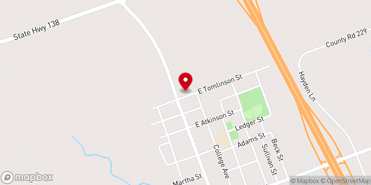 Map showing location of Florence Church of Christ
