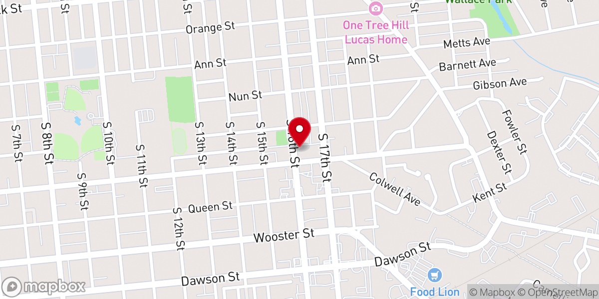 Map showing location of Maven Monroe wedding + event venue