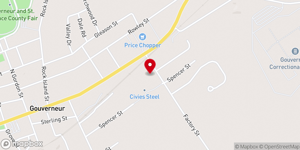 Map showing location of Cives Steel Co