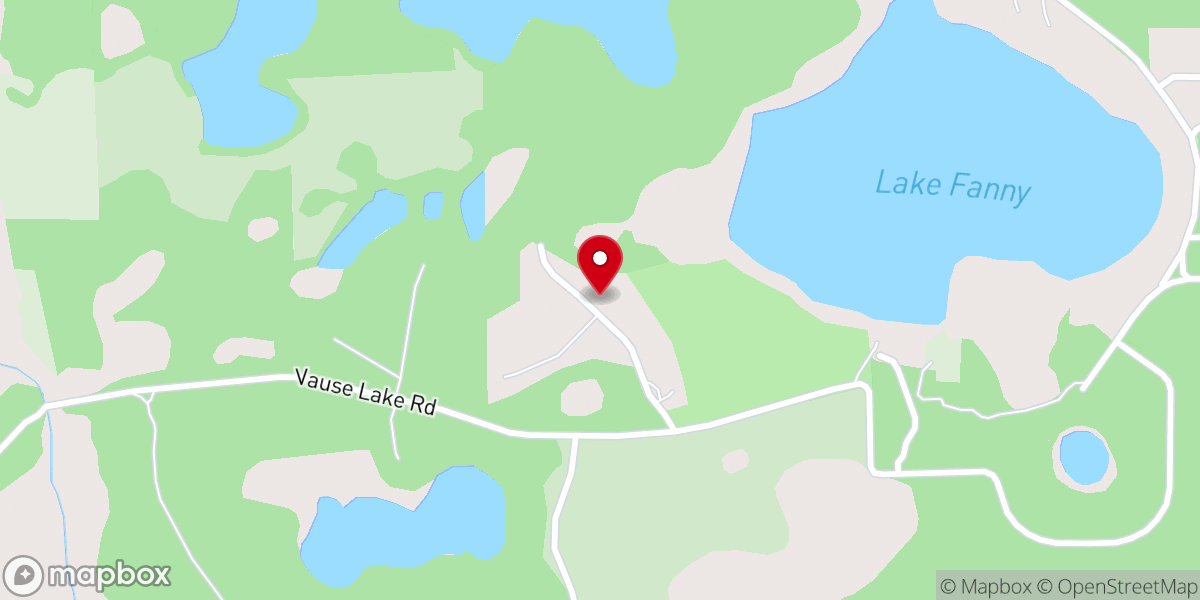 Map showing location of Luther Springs Camp and Conference Center