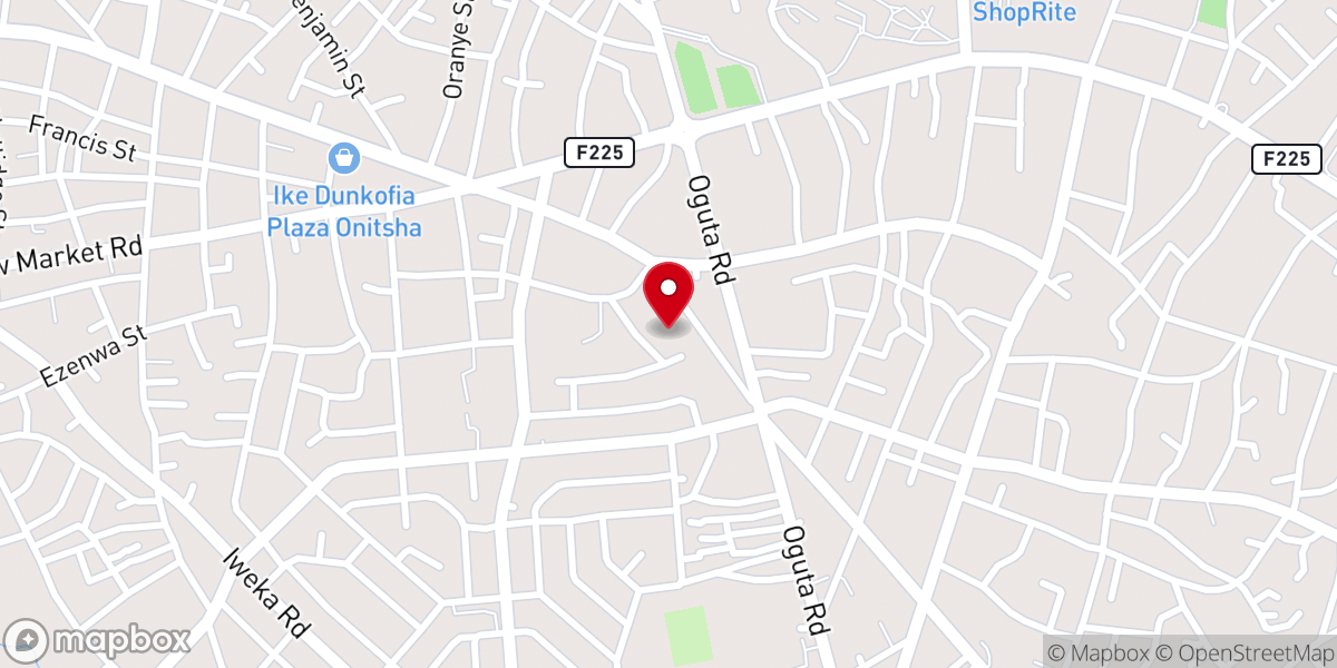 Map showing location of Bethel City Church