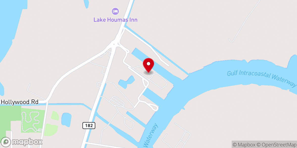 Map showing location of EMR Southern Recycling Houma