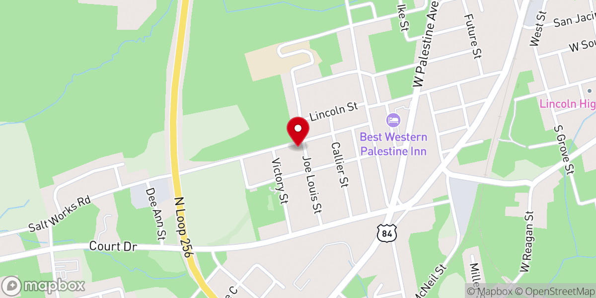 Map showing location of Salt Works Road Church of Christ