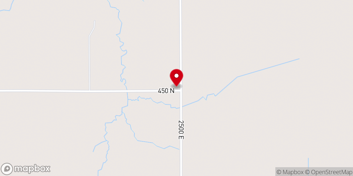 Map showing location of Washington Church