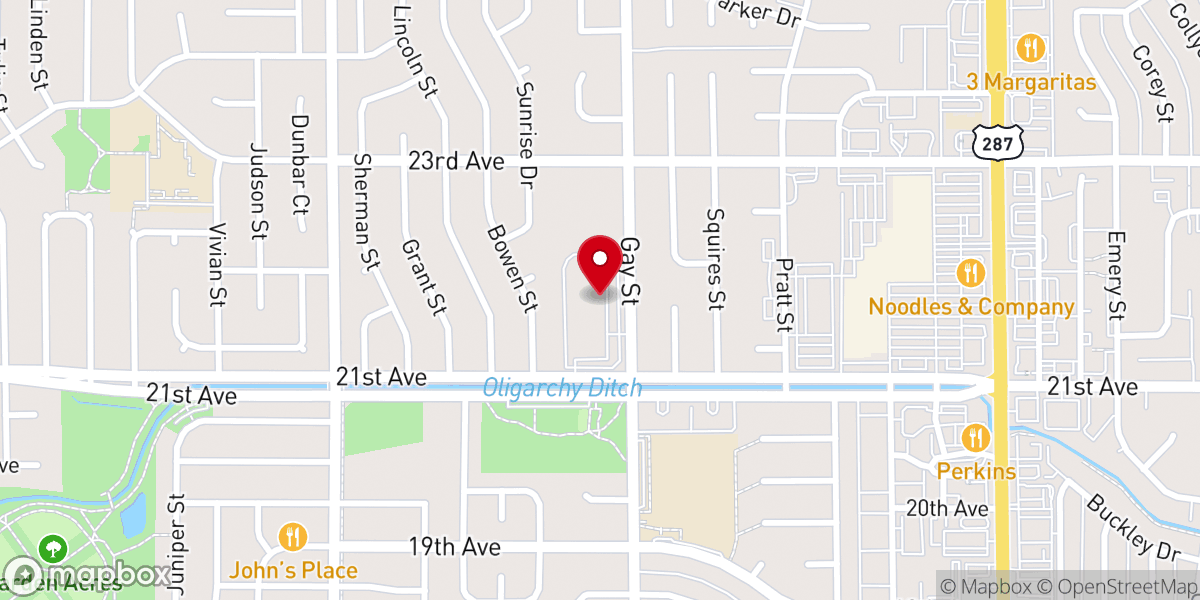 Map showing location of Venture Church