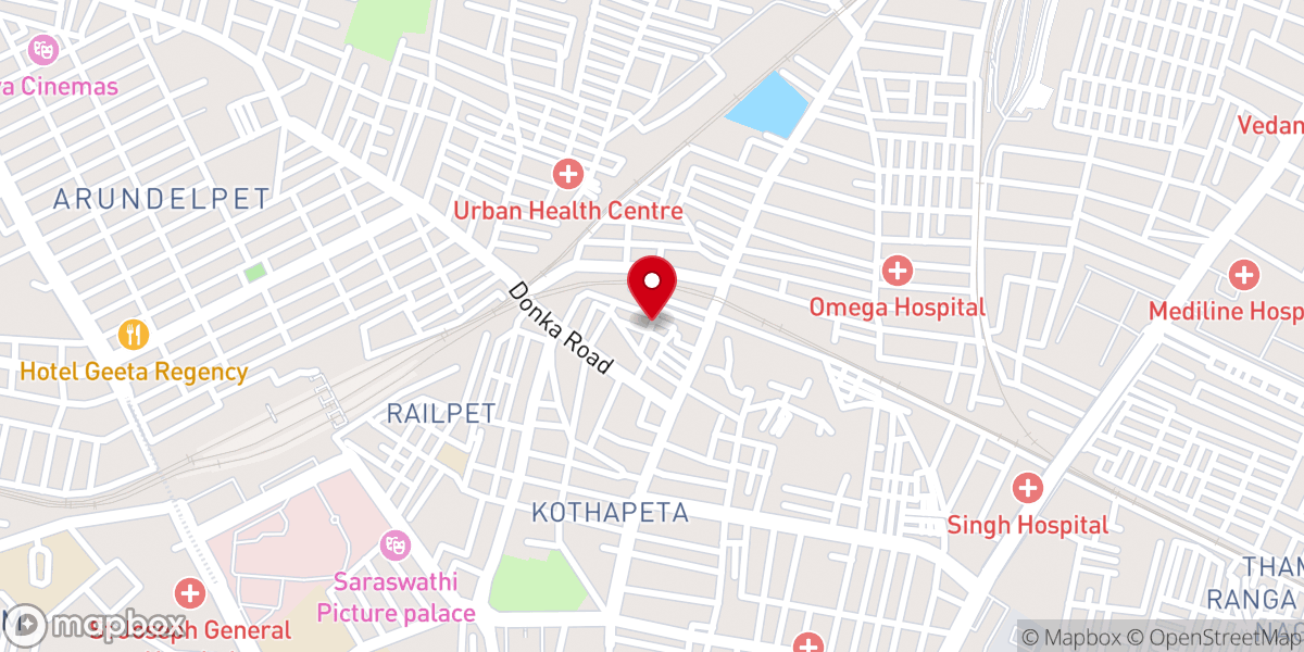 Map showing location of Full Gospel Ministries/Church