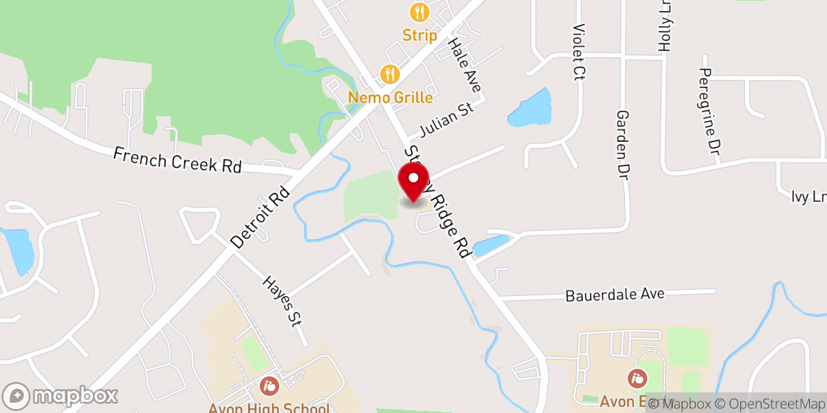 Map showing location of St. Mary of the Immaculate Conception School
