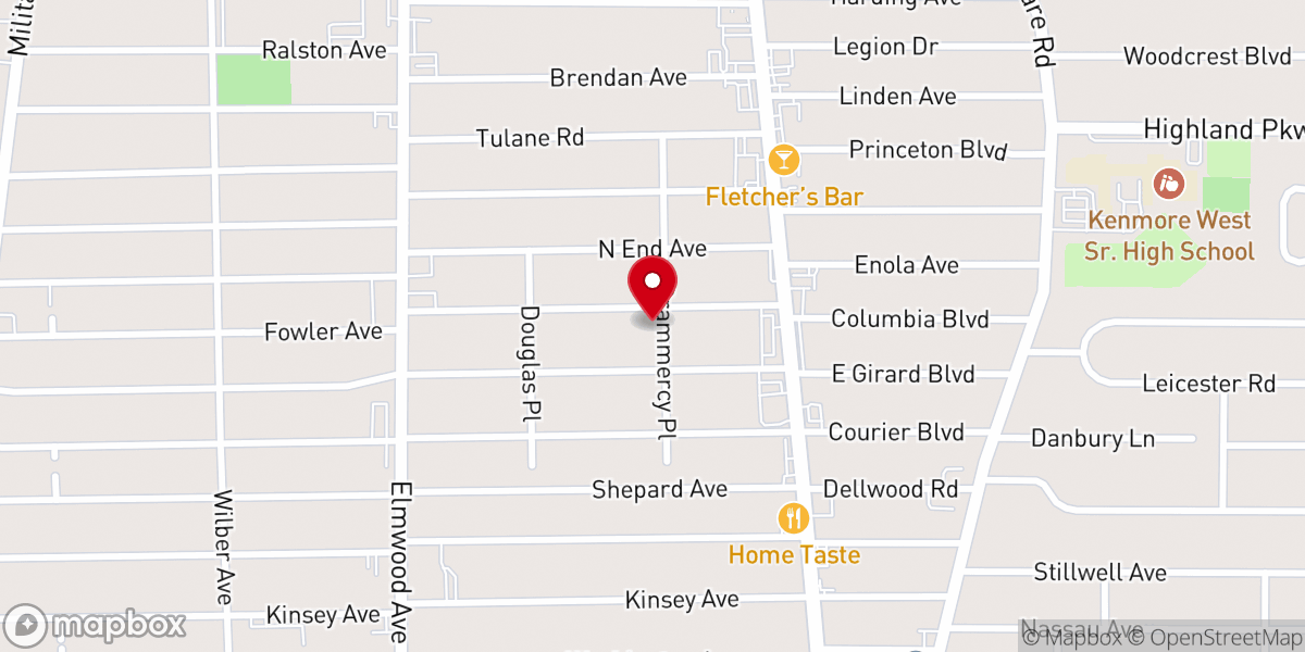 Map showing location of Calvary Full Gospel Church