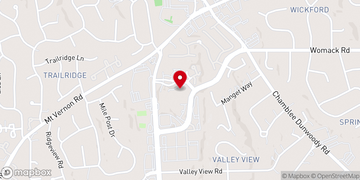 Map showing location of 4Pointes Church of Atlanta