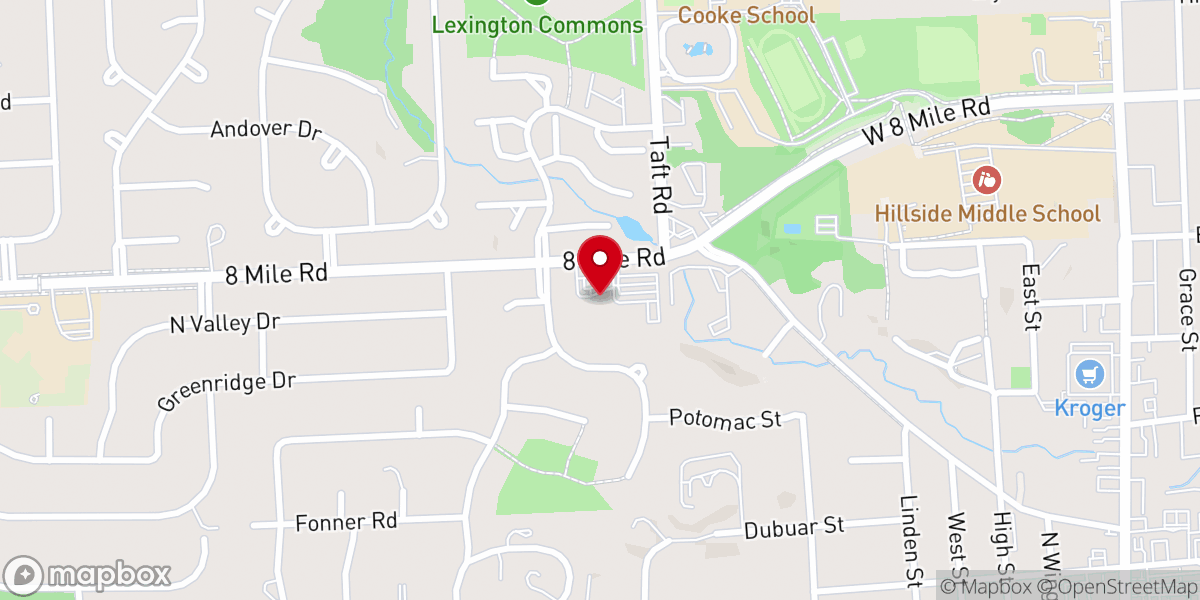 Map showing location of First United Methodist Church