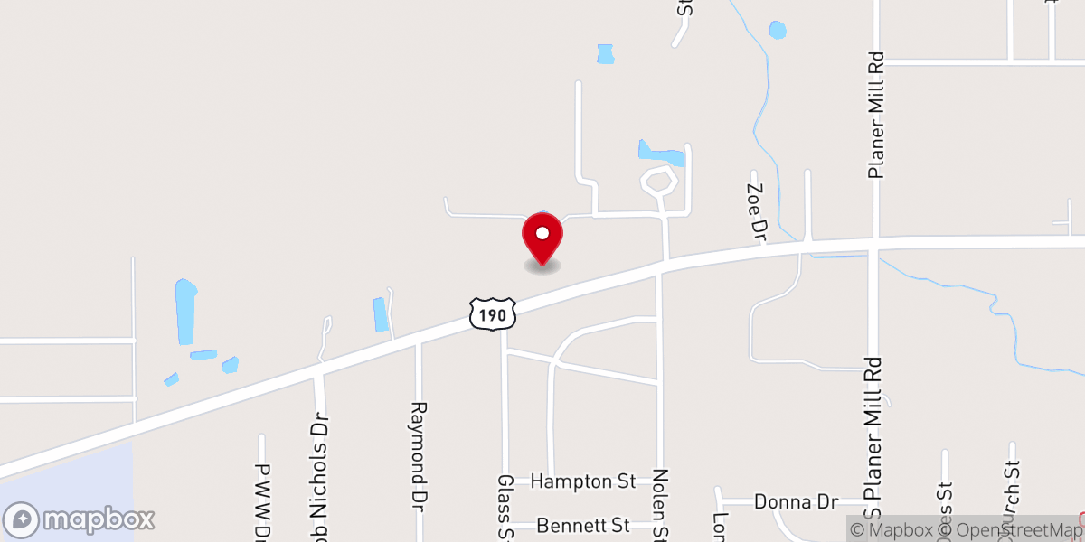 Map showing location of Gospel Community Church