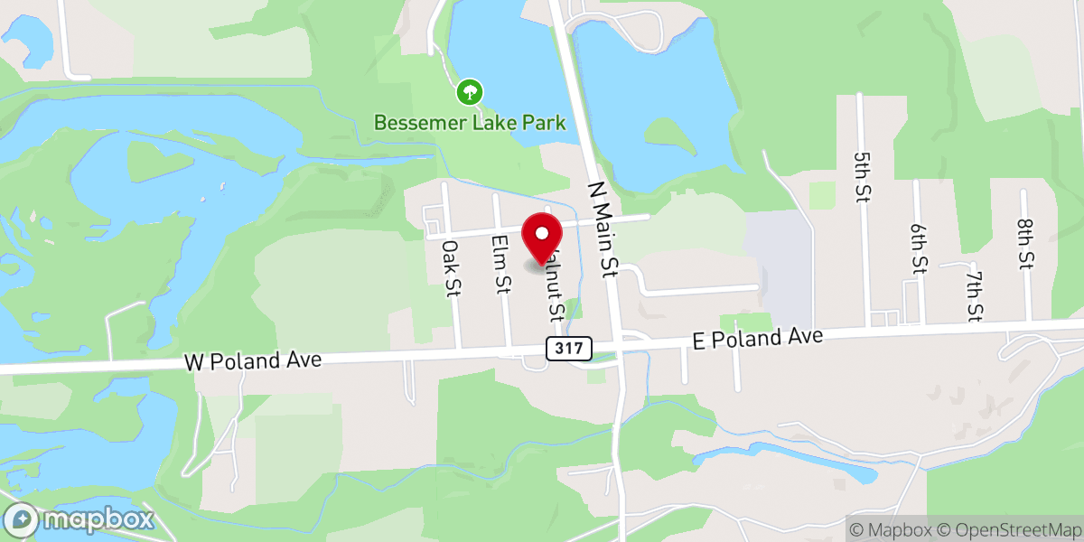 Map showing location of Kev's Korner Ministries