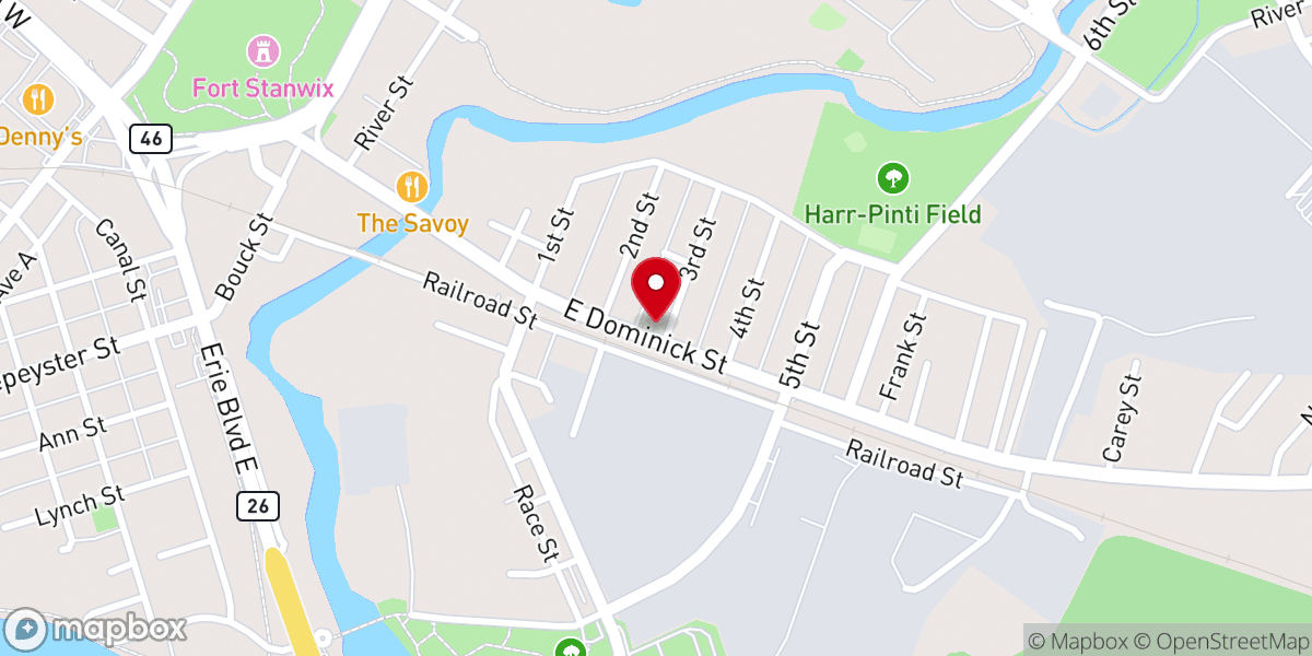 Map showing location of Bread of Life Lutheran Church
