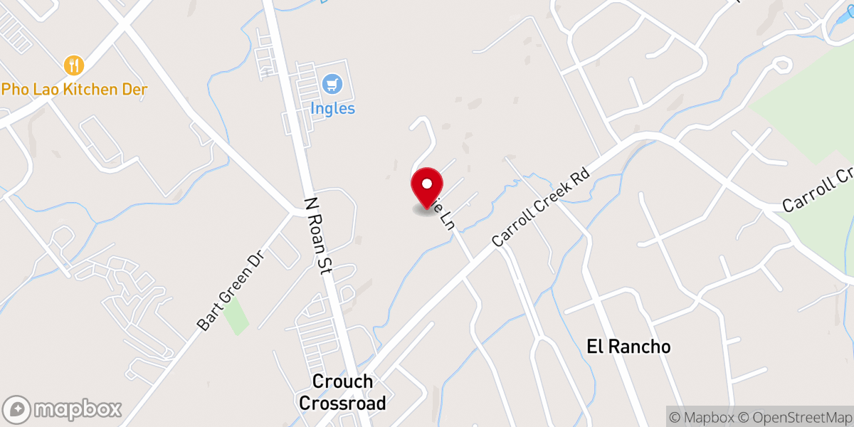 Map showing location of Fountain of Life Bible Church