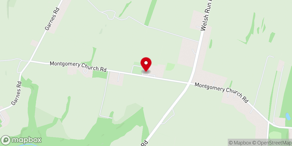 Map showing location of Montgomery Brethren-Christ Church