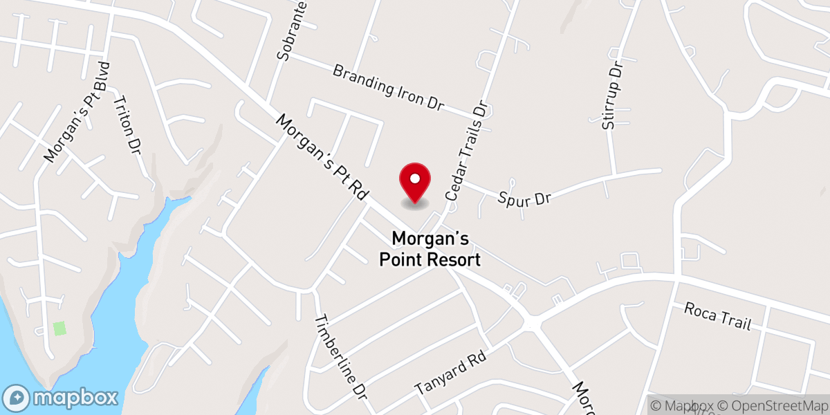 Map showing location of Fellowship Baptist Church