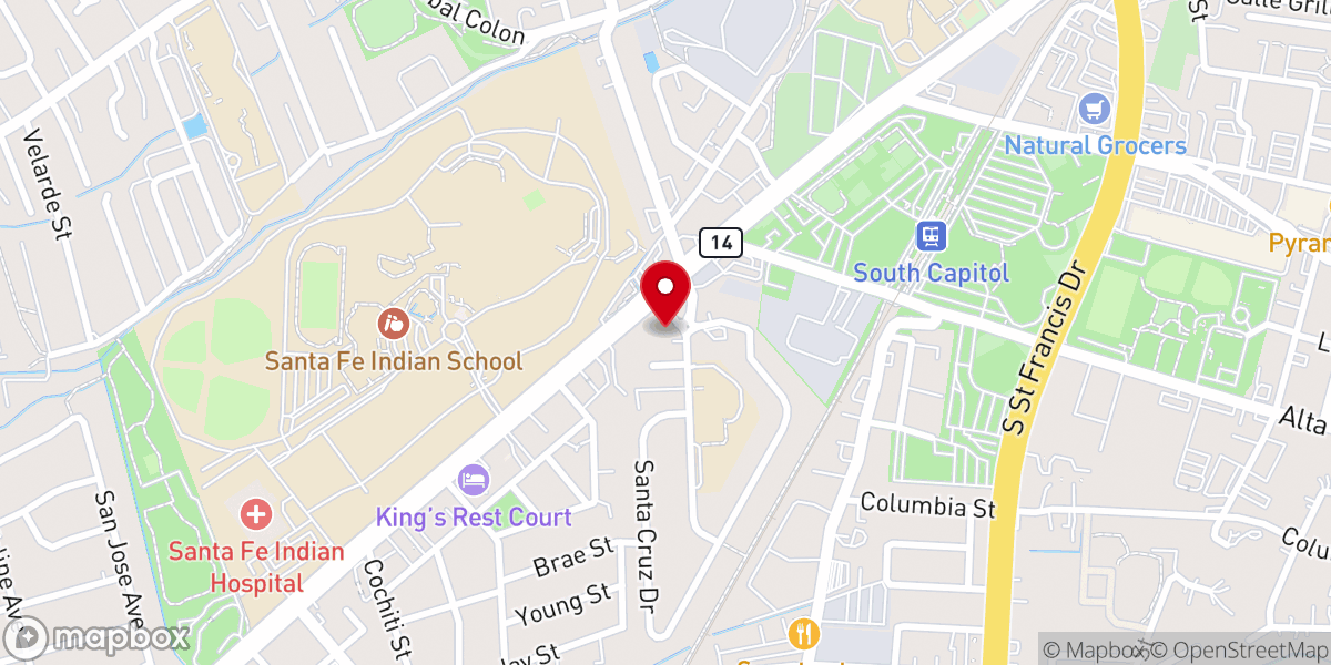 Map showing location of Un Encuentro con Jesus, Church.