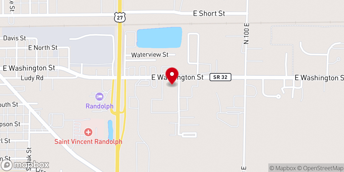 Map showing location of Our Saviour Lutheran Church