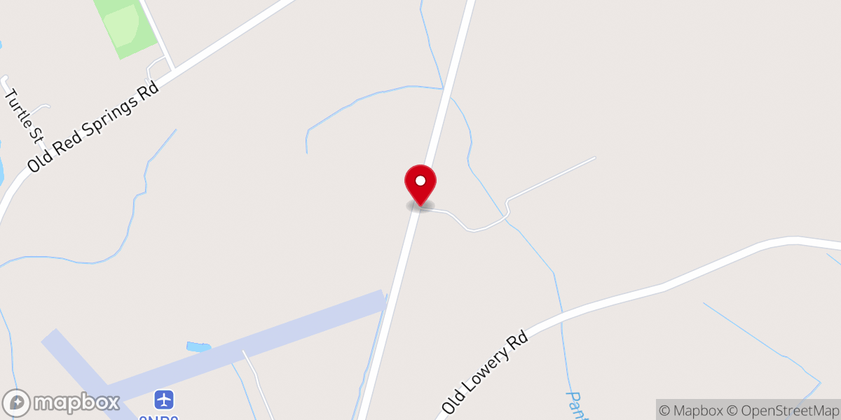 Map showing location of Restoration assembly church